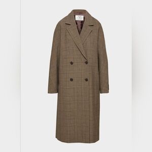 The Slouch Coat Reessential  Blazer tyson checkered brown/taupe